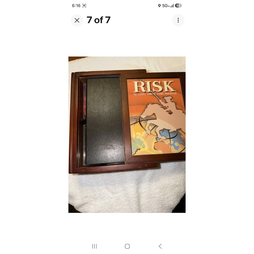 Risk Vintage Game Collection Wooden Book Box Edition Board Game Strategy Classic
